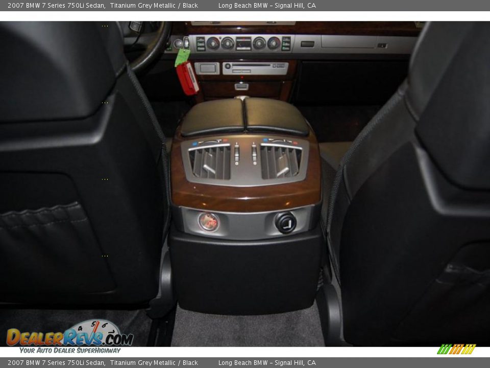 2007 BMW 7 Series 750Li Sedan Titanium Grey Metallic / Black Photo #27