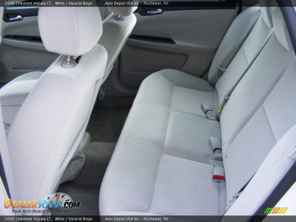 2006 Chevrolet Impala LT White / Neutral Beige Photo #10