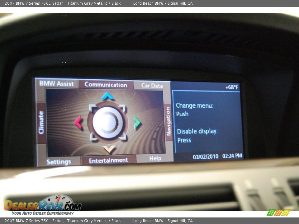 2007 BMW 7 Series 750Li Sedan Titanium Grey Metallic / Black Photo #34