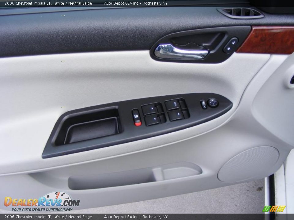 2006 Chevrolet Impala LT White / Neutral Beige Photo #11