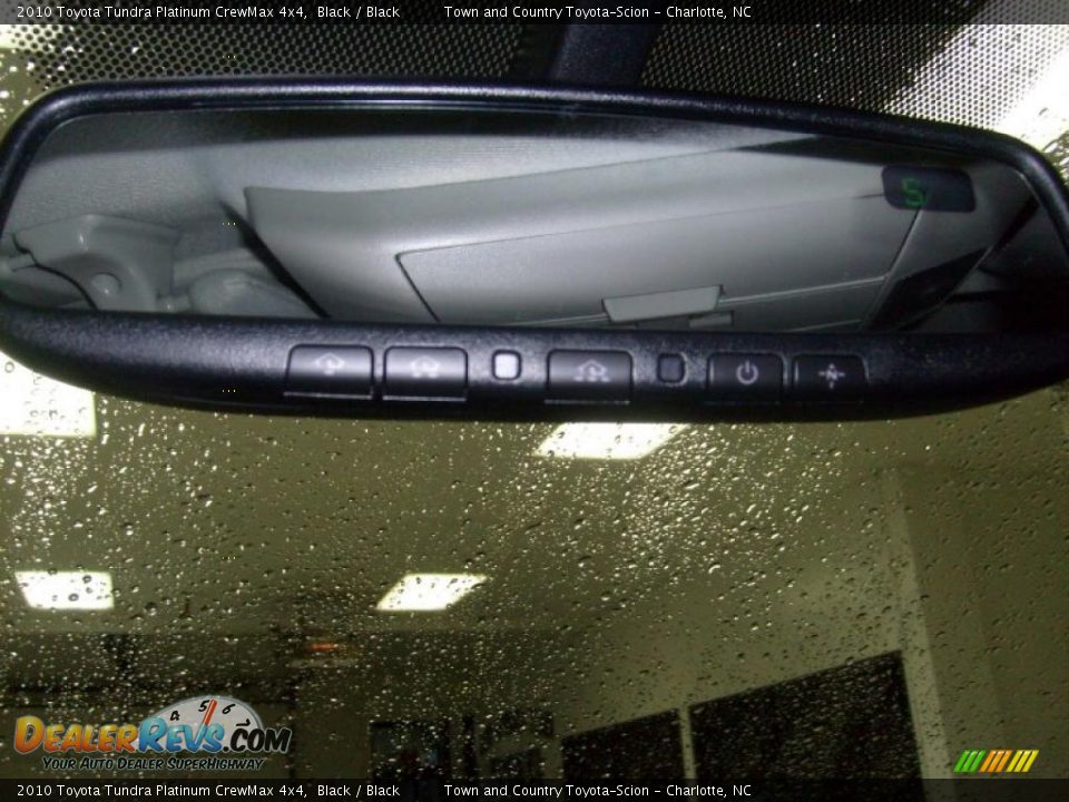 2010 Toyota Tundra Platinum CrewMax 4x4 Black / Black Photo #17