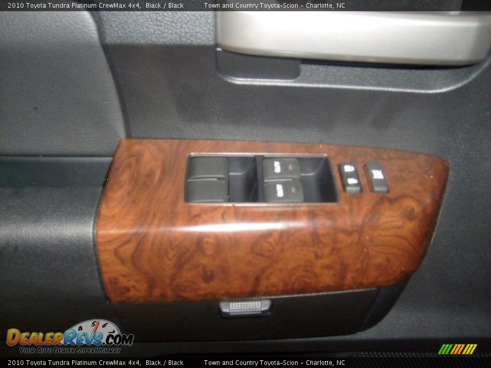 2010 Toyota Tundra Platinum CrewMax 4x4 Black / Black Photo #20