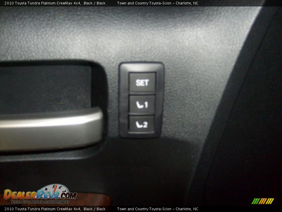 2010 Toyota Tundra Platinum CrewMax 4x4 Black / Black Photo #21