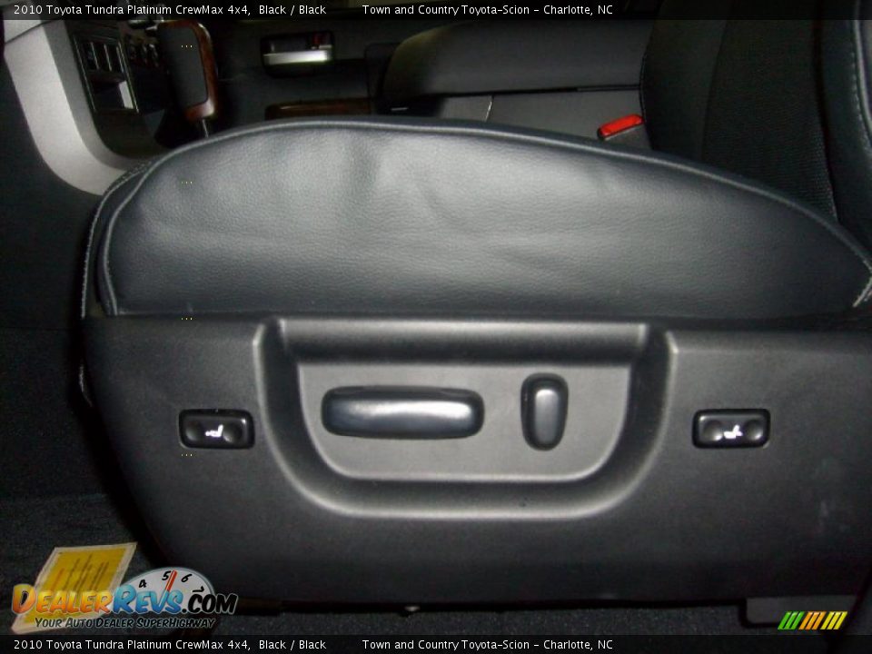 2010 Toyota Tundra Platinum CrewMax 4x4 Black / Black Photo #23