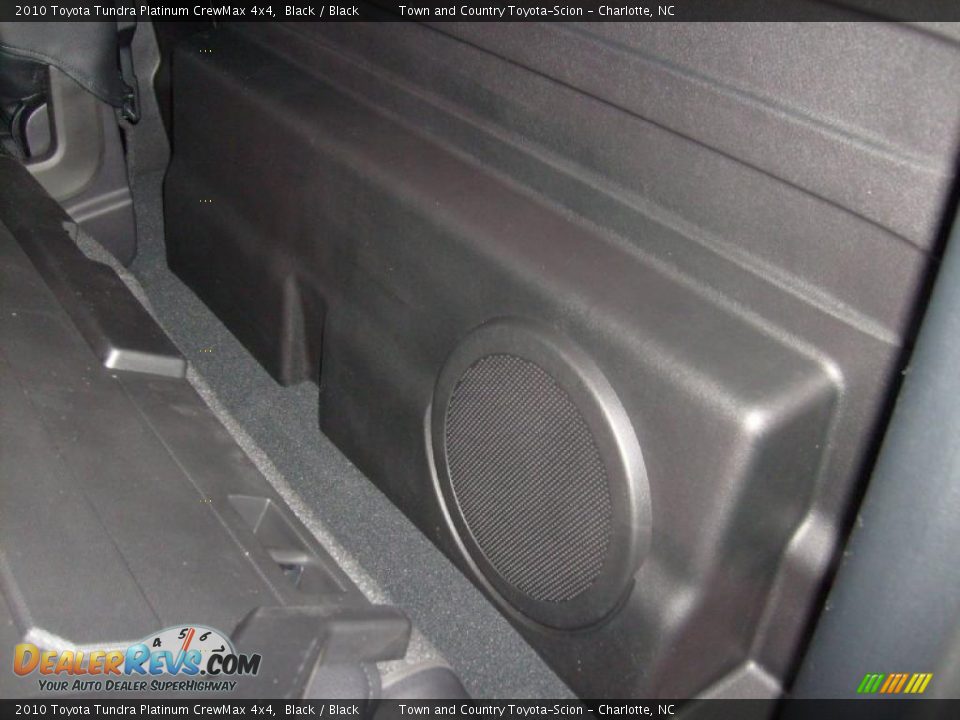 2010 Toyota Tundra Platinum CrewMax 4x4 Black / Black Photo #25
