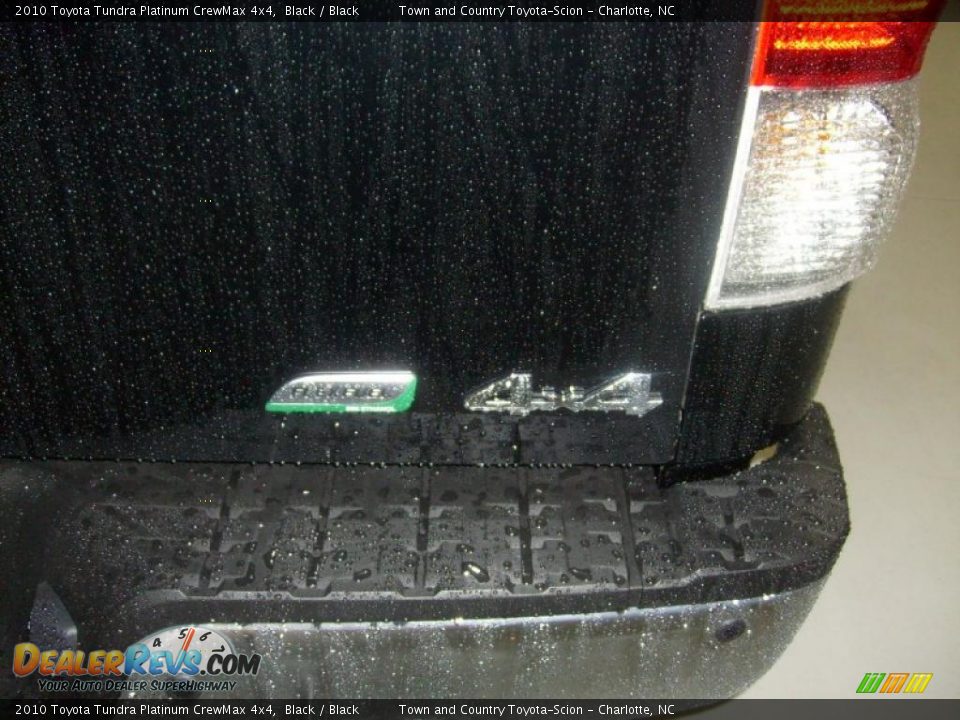 2010 Toyota Tundra Platinum CrewMax 4x4 Black / Black Photo #29