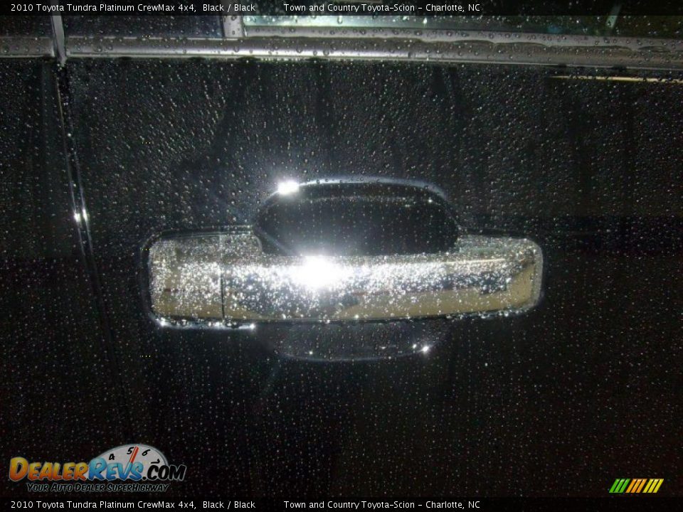 2010 Toyota Tundra Platinum CrewMax 4x4 Black / Black Photo #30