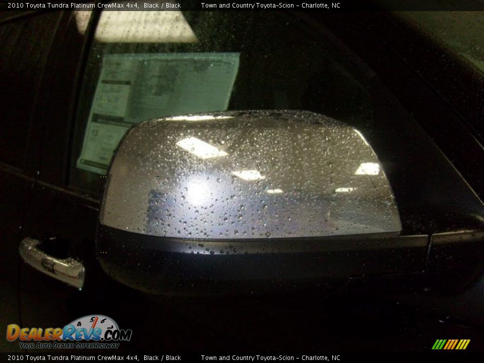 2010 Toyota Tundra Platinum CrewMax 4x4 Black / Black Photo #31