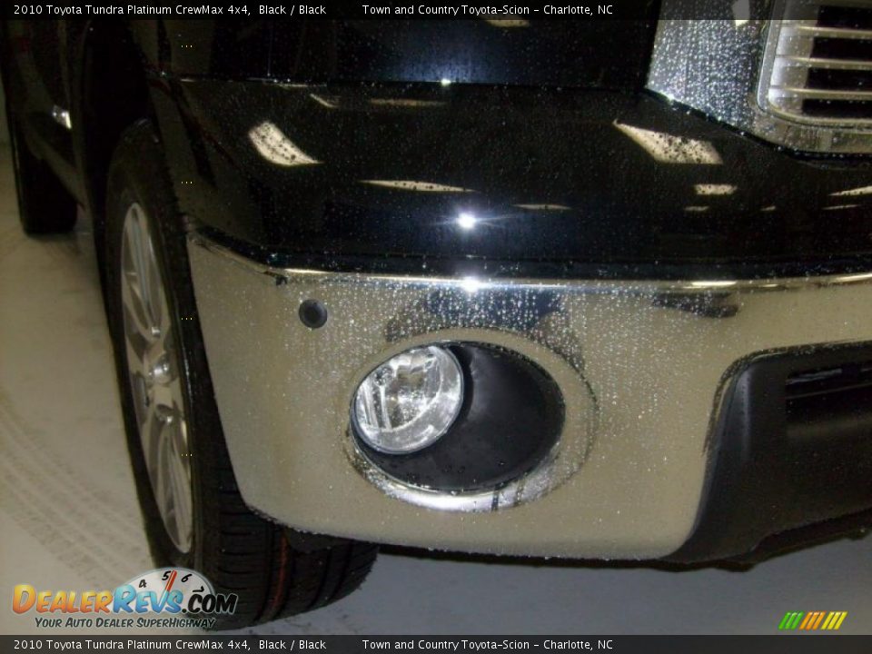 2010 Toyota Tundra Platinum CrewMax 4x4 Black / Black Photo #32
