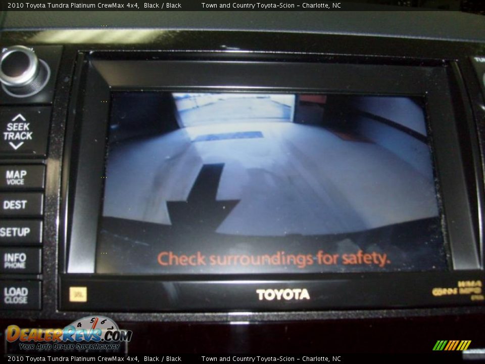 2010 Toyota Tundra Platinum CrewMax 4x4 Black / Black Photo #35
