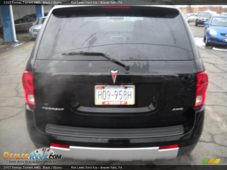 2007 Pontiac Torrent AWD Black / Ebony Photo #3