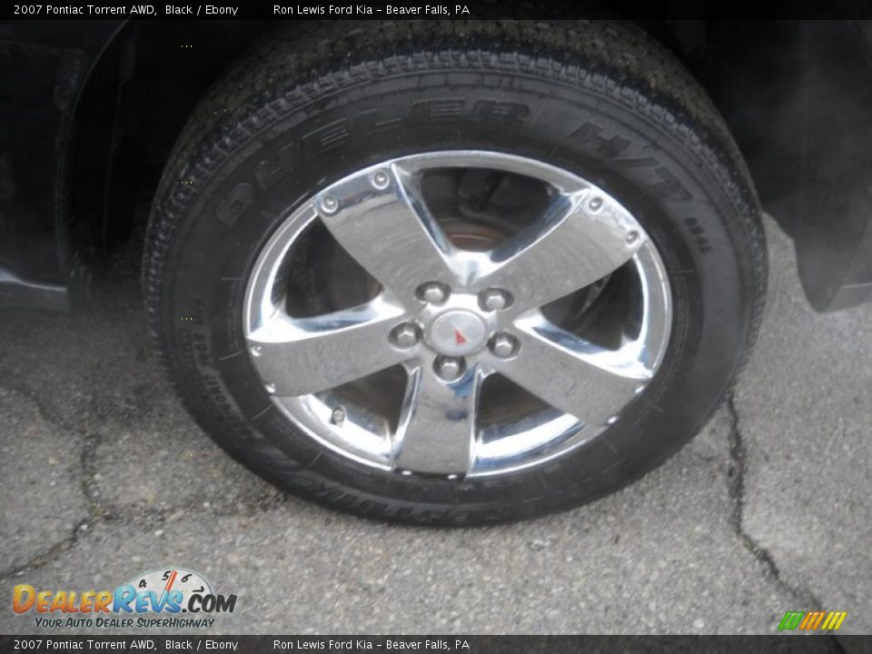 2007 Pontiac Torrent AWD Black / Ebony Photo #14