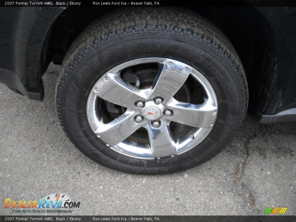 2007 Pontiac Torrent AWD Black / Ebony Photo #17