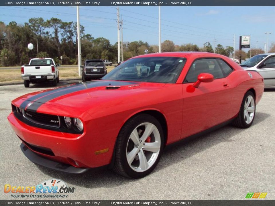 2009 Dodge Challenger SRT8 TorRed / Dark Slate Gray Photo #1