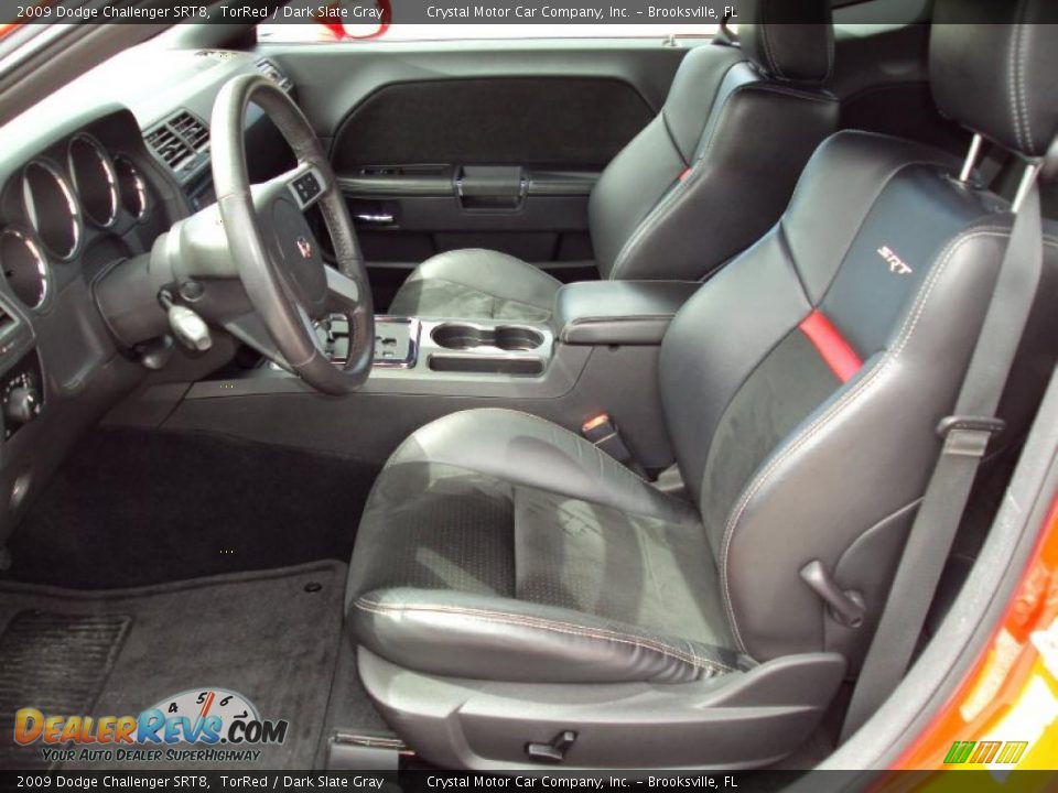2009 Dodge Challenger SRT8 TorRed / Dark Slate Gray Photo #4