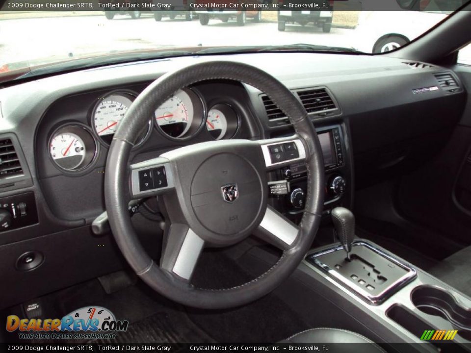 2009 Dodge Challenger SRT8 TorRed / Dark Slate Gray Photo #6