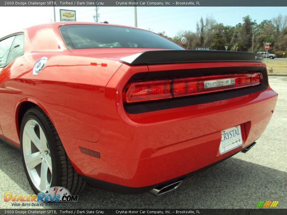 2009 Dodge Challenger SRT8 TorRed / Dark Slate Gray Photo #7