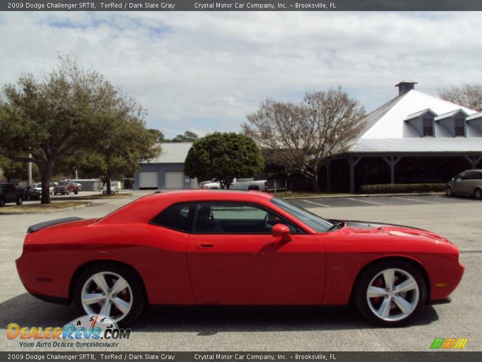 2009 Dodge Challenger SRT8 TorRed / Dark Slate Gray Photo #9