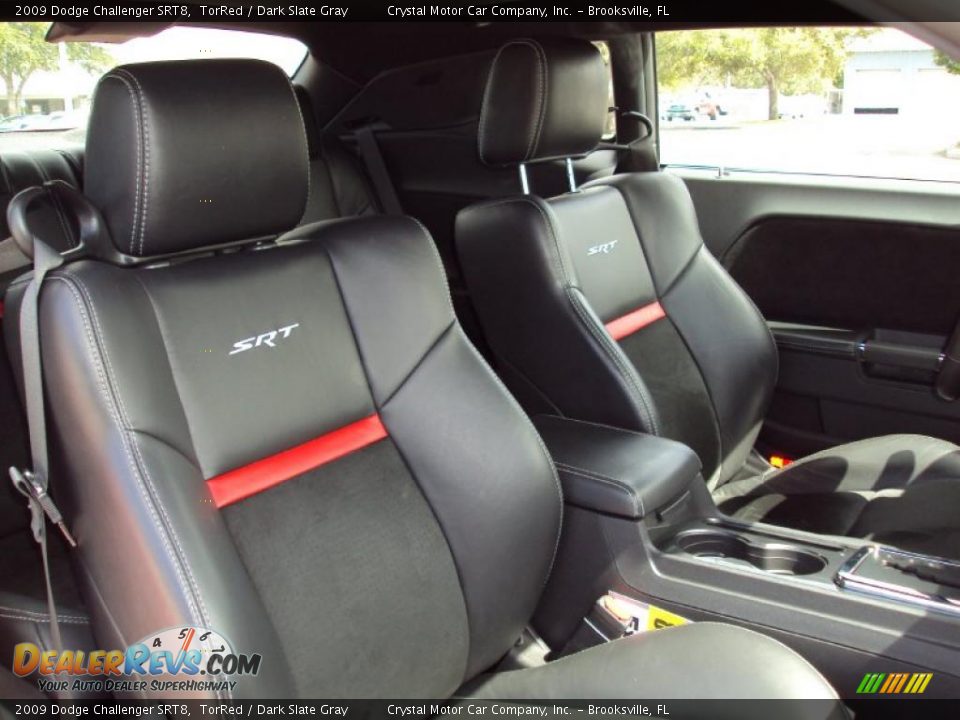 2009 Dodge Challenger SRT8 TorRed / Dark Slate Gray Photo #11