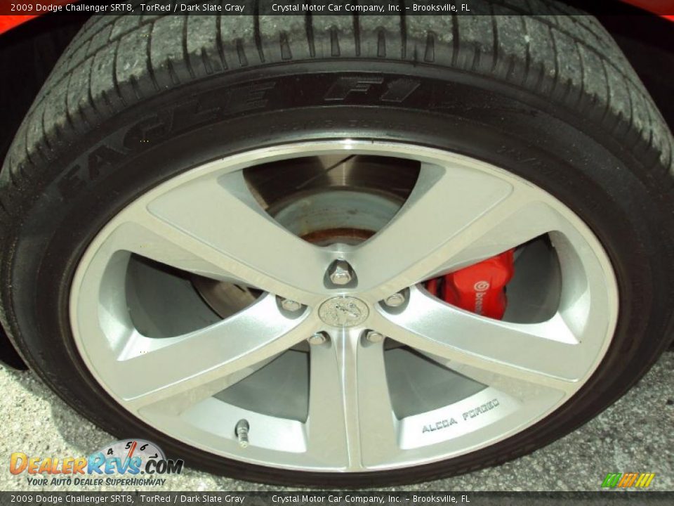 2009 Dodge Challenger SRT8 TorRed / Dark Slate Gray Photo #13