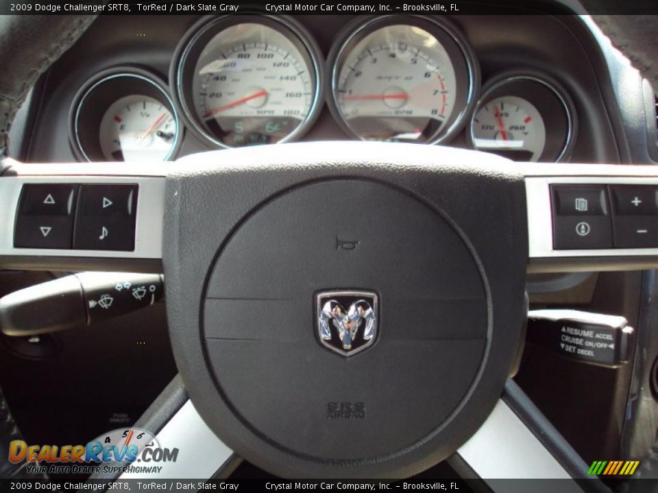 2009 Dodge Challenger SRT8 TorRed / Dark Slate Gray Photo #21