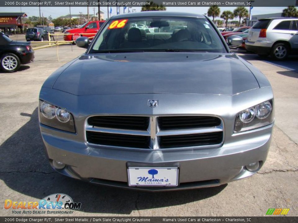2006 Dodge Charger R/T Silver Steel Metallic / Dark Slate Gray/Light Graystone Photo #4