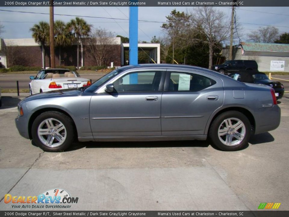 2006 Dodge Charger R/T Silver Steel Metallic / Dark Slate Gray/Light Graystone Photo #6