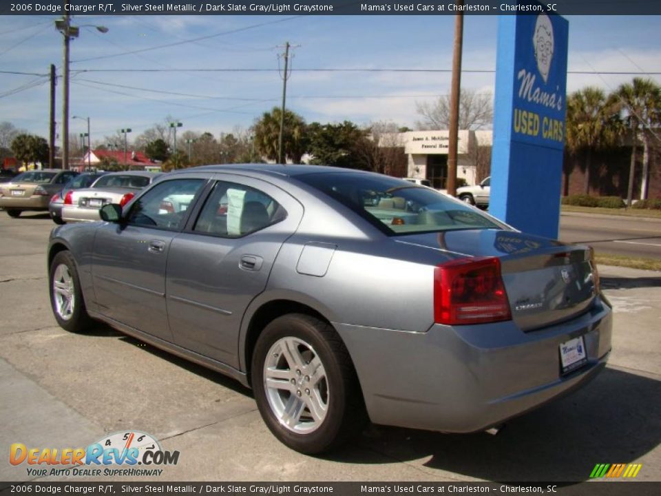 2006 Dodge Charger R/T Silver Steel Metallic / Dark Slate Gray/Light Graystone Photo #7