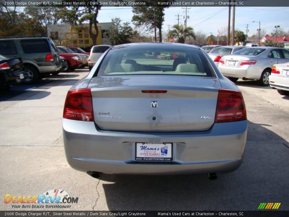 2006 Dodge Charger R/T Silver Steel Metallic / Dark Slate Gray/Light Graystone Photo #8