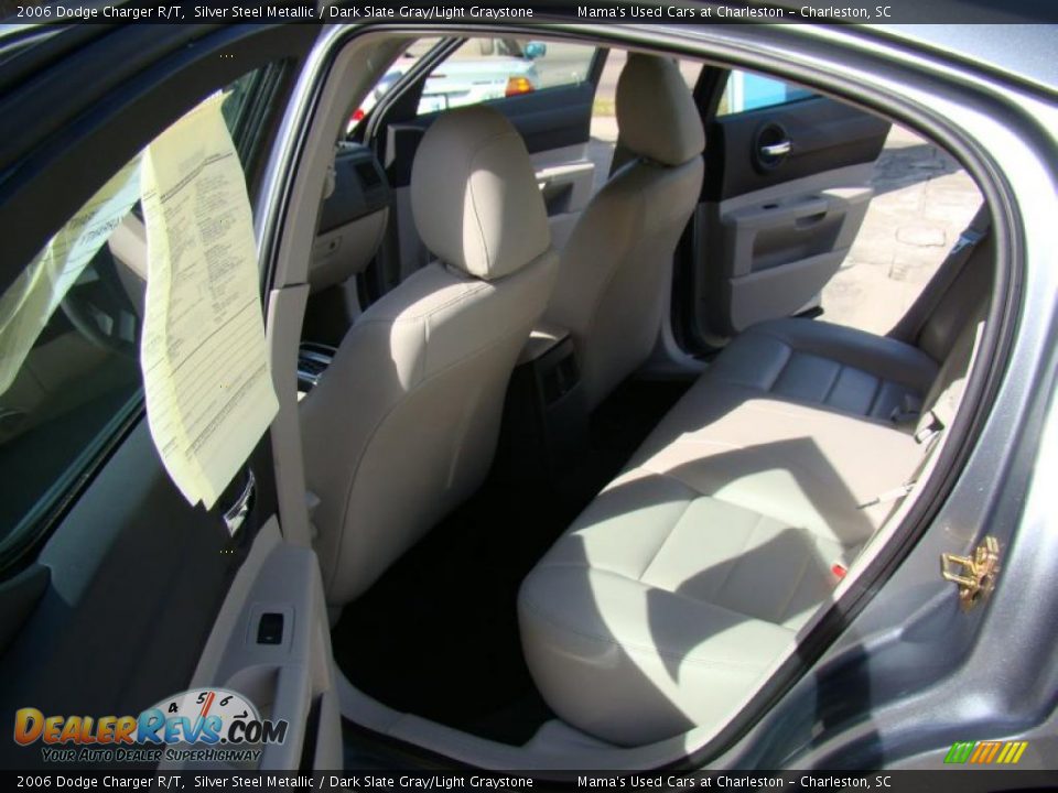2006 Dodge Charger R/T Silver Steel Metallic / Dark Slate Gray/Light Graystone Photo #14