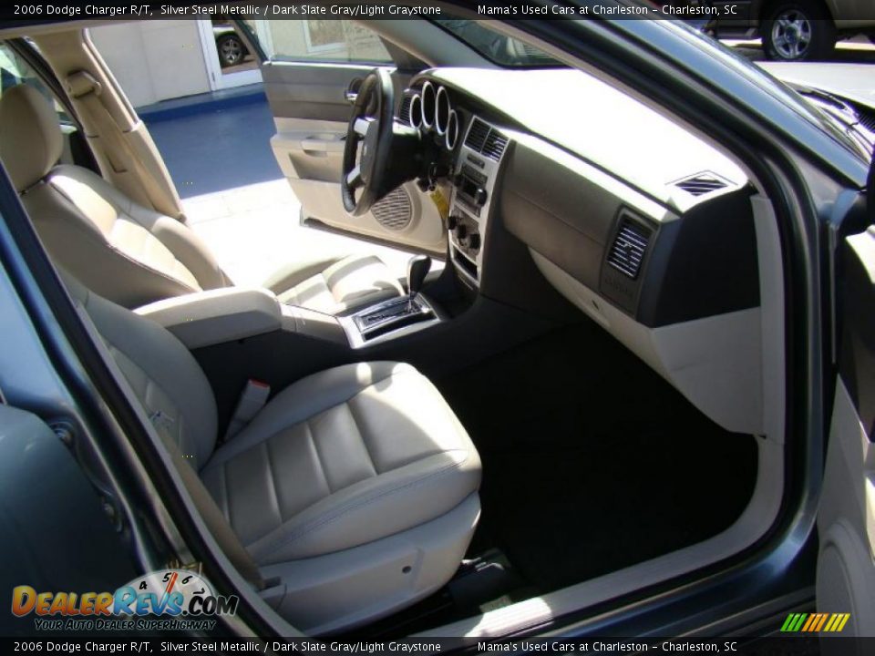 2006 Dodge Charger R/T Silver Steel Metallic / Dark Slate Gray/Light Graystone Photo #16