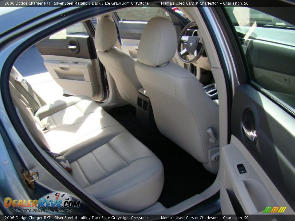 2006 Dodge Charger R/T Silver Steel Metallic / Dark Slate Gray/Light Graystone Photo #17