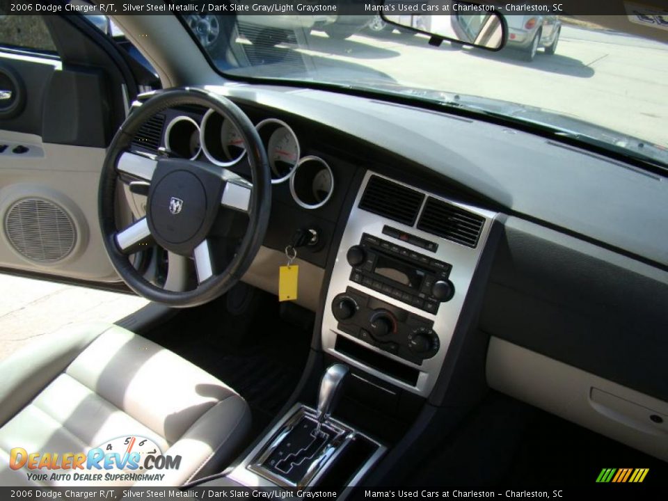2006 Dodge Charger R/T Silver Steel Metallic / Dark Slate Gray/Light Graystone Photo #19