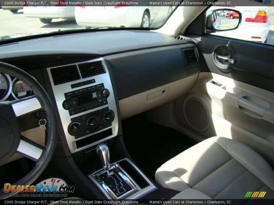 2006 Dodge Charger R/T Silver Steel Metallic / Dark Slate Gray/Light Graystone Photo #20