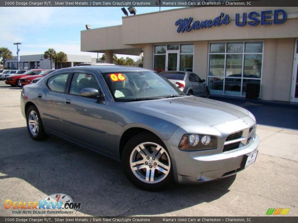 2006 Dodge Charger R/T Silver Steel Metallic / Dark Slate Gray/Light Graystone Photo #29
