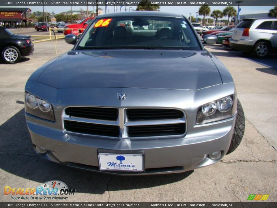 2006 Dodge Charger R/T Silver Steel Metallic / Dark Slate Gray/Light Graystone Photo #30