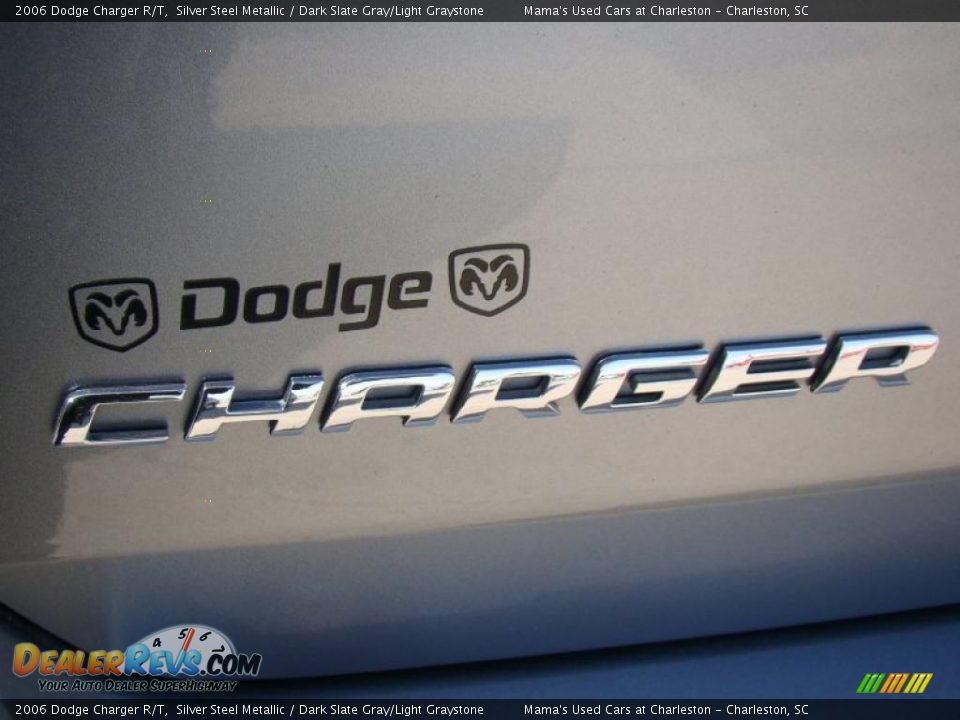 2006 Dodge Charger R/T Silver Steel Metallic / Dark Slate Gray/Light Graystone Photo #34
