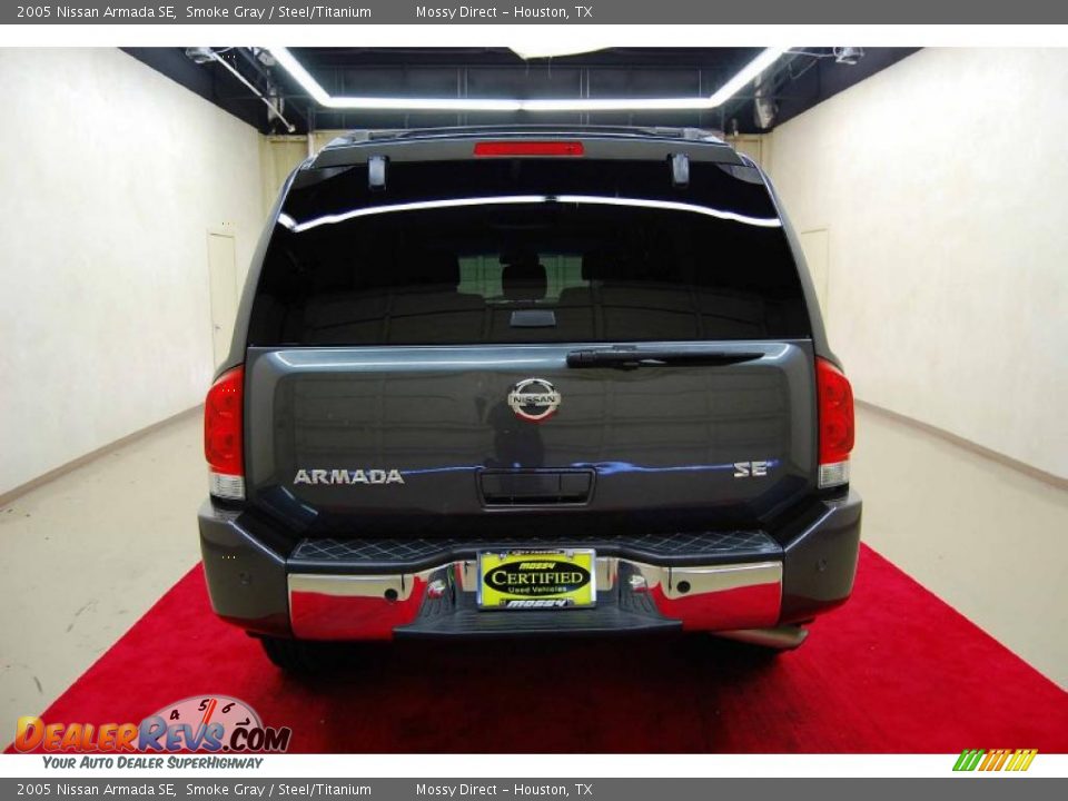 2005 Nissan Armada SE Smoke Gray / Steel/Titanium Photo #5