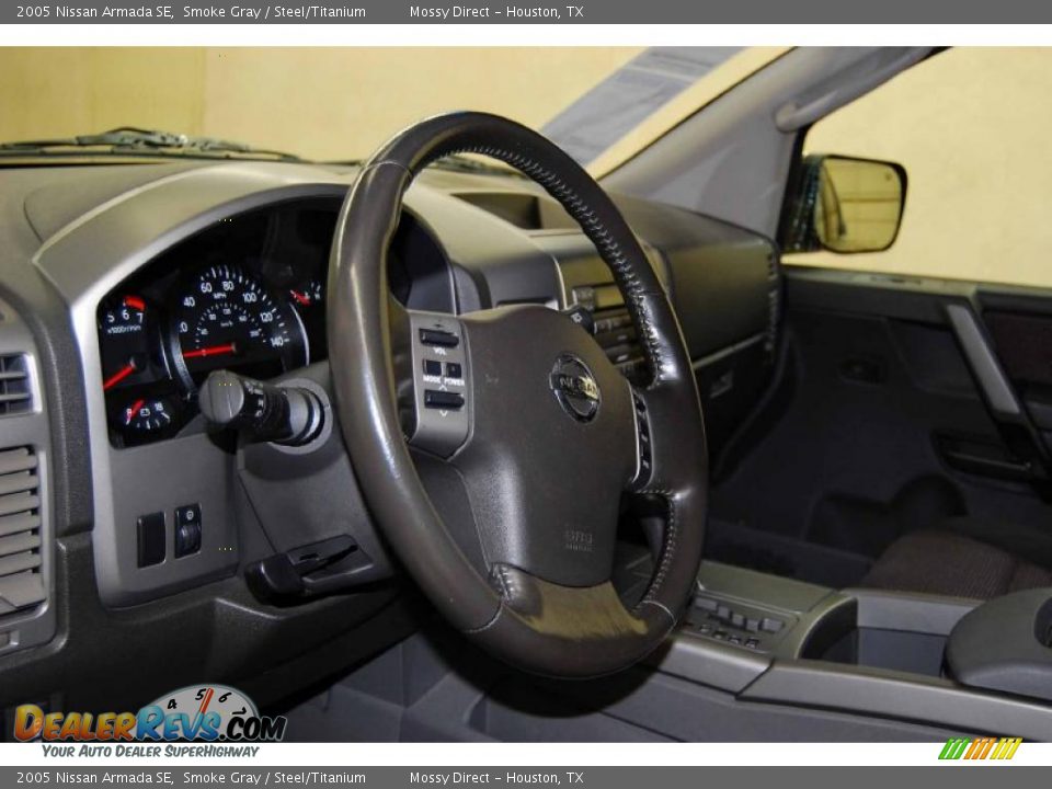 2005 Nissan Armada SE Smoke Gray / Steel/Titanium Photo #17