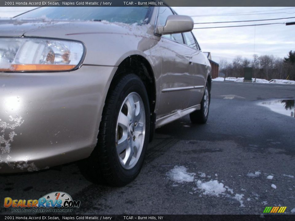 2001 Honda Accord EX Sedan Naples Gold Metallic / Ivory Photo #5
