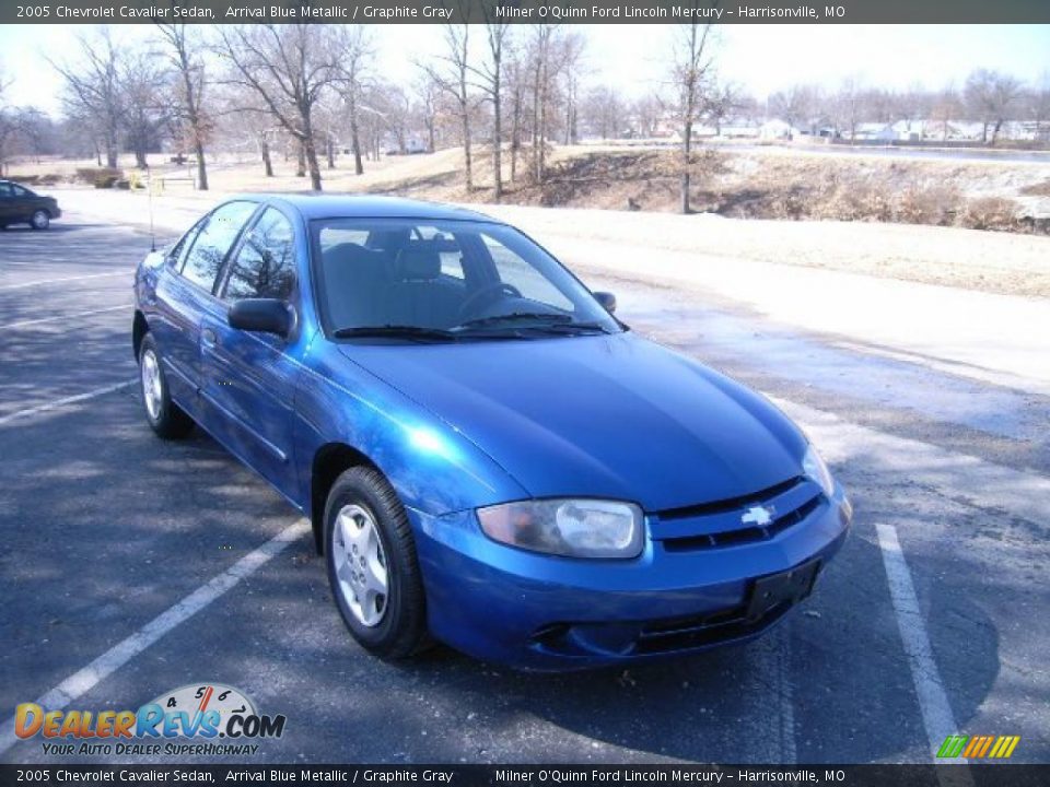 2005 Chevrolet Cavalier Sedan Arrival Blue Metallic / Graphite Gray Photo #1