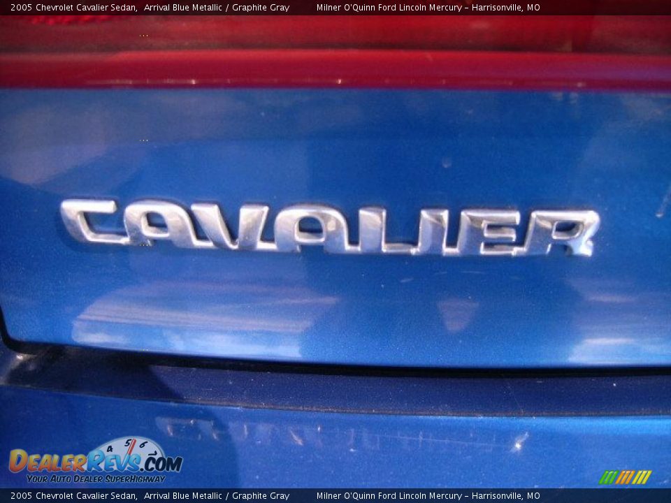 2005 Chevrolet Cavalier Sedan Arrival Blue Metallic / Graphite Gray Photo #10