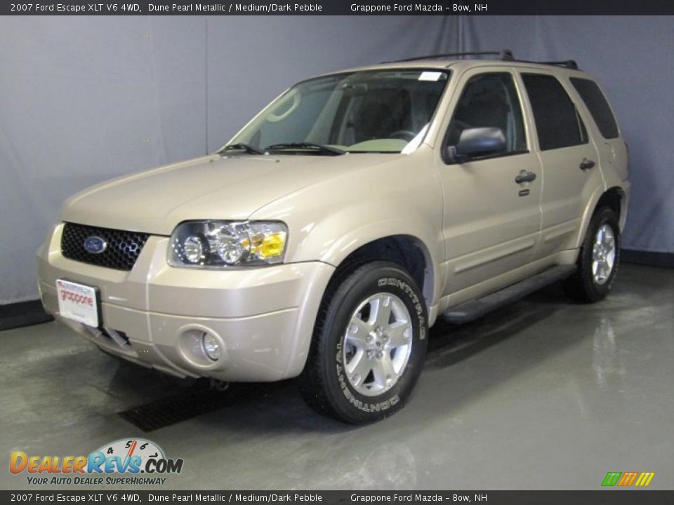 2007 Ford Escape XLT V6 4WD Dune Pearl Metallic / Medium/Dark Pebble Photo #1