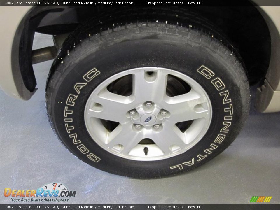 2007 Ford Escape XLT V6 4WD Dune Pearl Metallic / Medium/Dark Pebble Photo #7