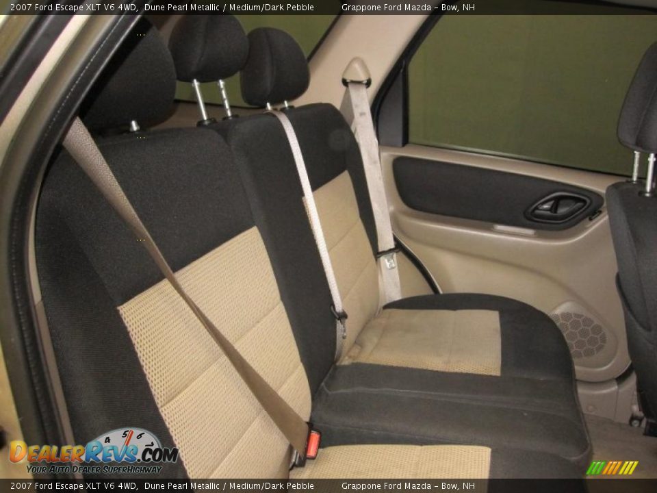 2007 Ford Escape XLT V6 4WD Dune Pearl Metallic / Medium/Dark Pebble Photo #8