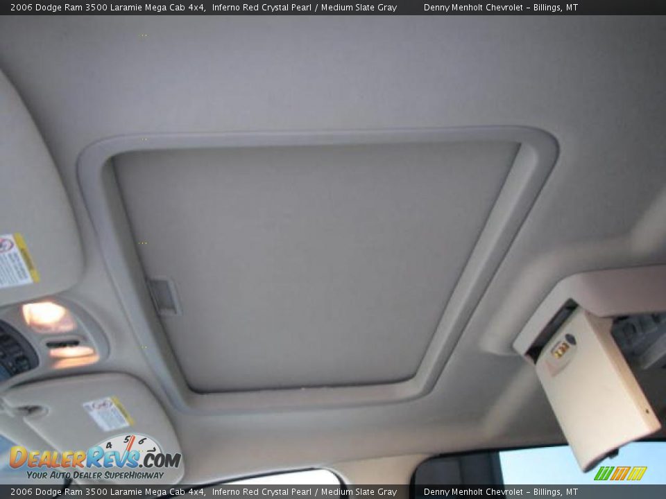 2006 Dodge Ram 3500 Laramie Mega Cab 4x4 Inferno Red Crystal Pearl / Medium Slate Gray Photo #12