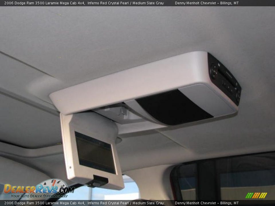 2006 Dodge Ram 3500 Laramie Mega Cab 4x4 Inferno Red Crystal Pearl / Medium Slate Gray Photo #13