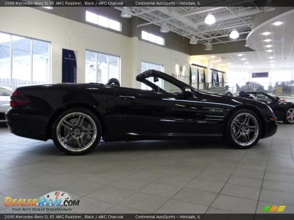 2006 Mercedes-Benz SL 65 AMG Roadster Black / AMG Charcoal Photo #5