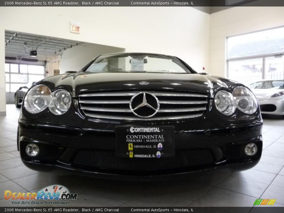 2006 Mercedes-Benz SL 65 AMG Roadster Black / AMG Charcoal Photo #7
