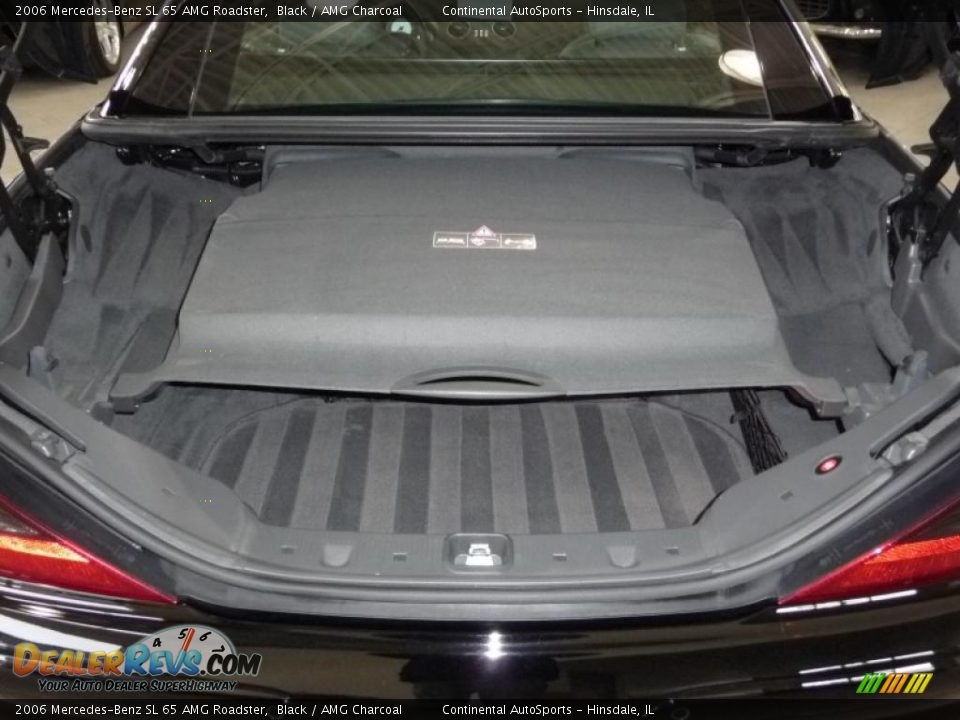 2006 Mercedes-Benz SL 65 AMG Roadster Black / AMG Charcoal Photo #10